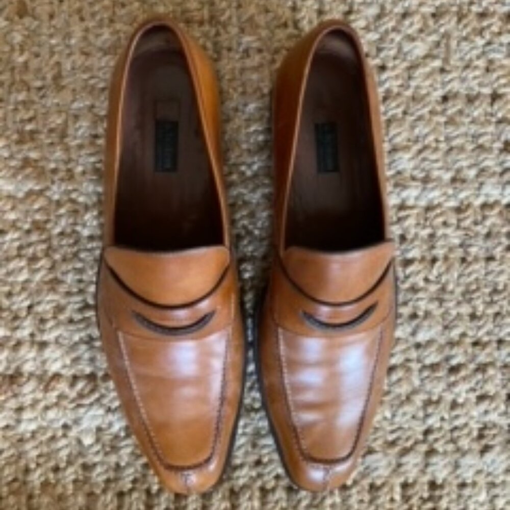 a. testoni Men's Leather Loafers